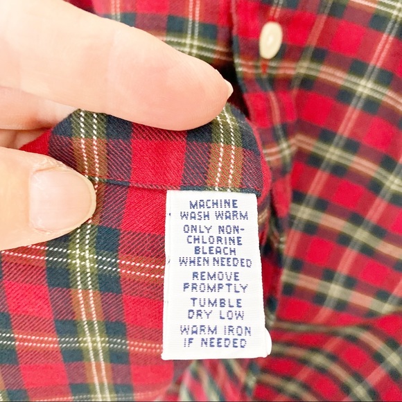 Ralph Lauren Red & Black Plaid Button Up Shirt Men’s Size XL - Picture 3 of 10